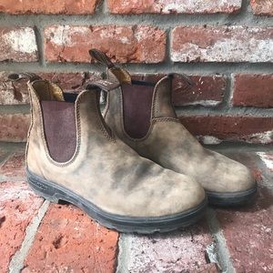Brown Blundstone Boots | Leather Chelsea Boots GUC